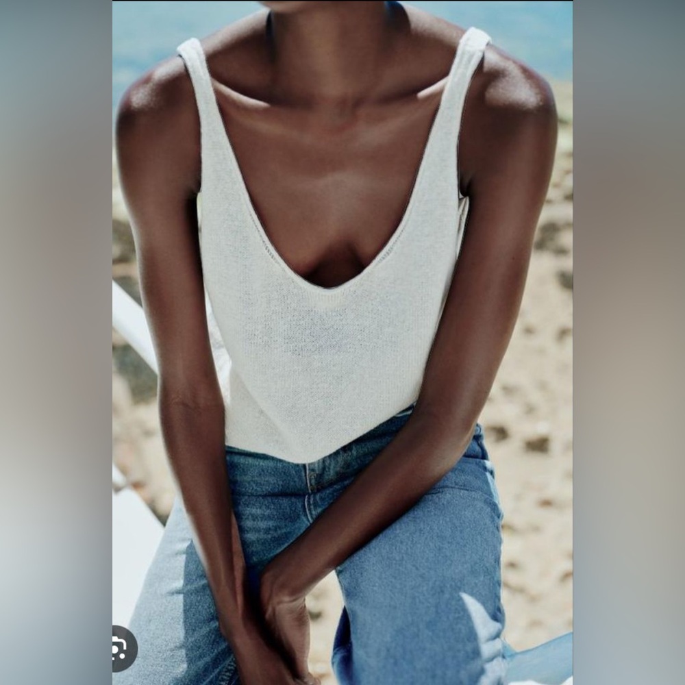 ZARA KNIT TANK TOP